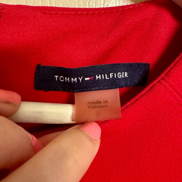 Tommy Hilfiger Women’s Red Midi Dress - Picture 4 of 5